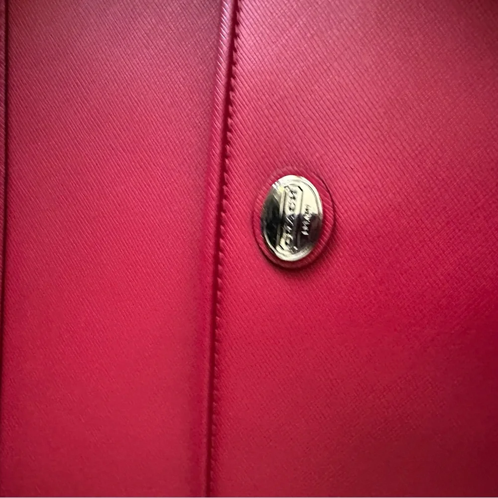 Coach || Peyton magenta leather tote bag